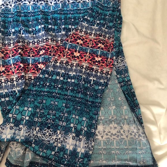 Girl's Cold Shoulder Maxi Dress - Picture 2 of 4